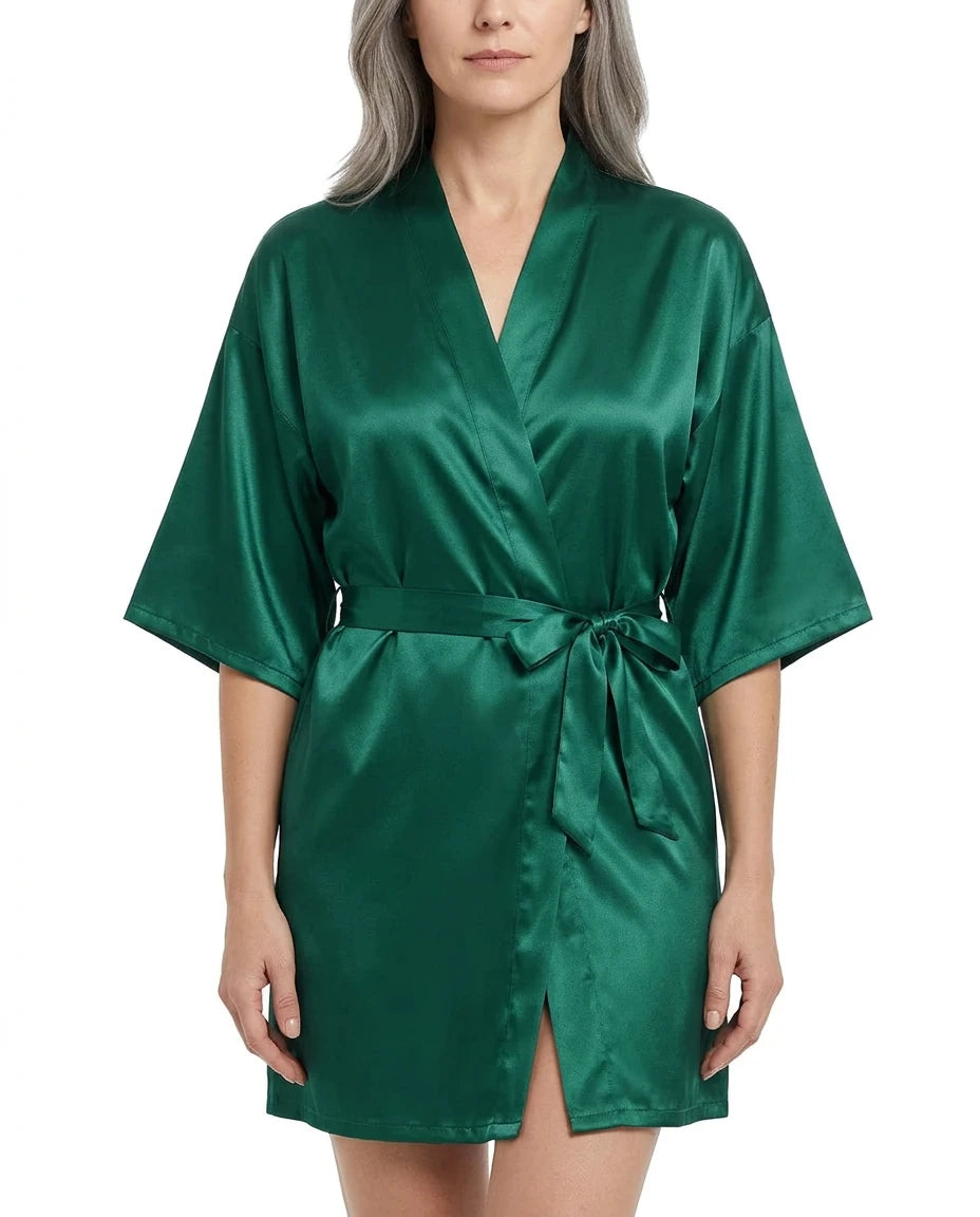 pyjama satin vert sapin - Variation 1