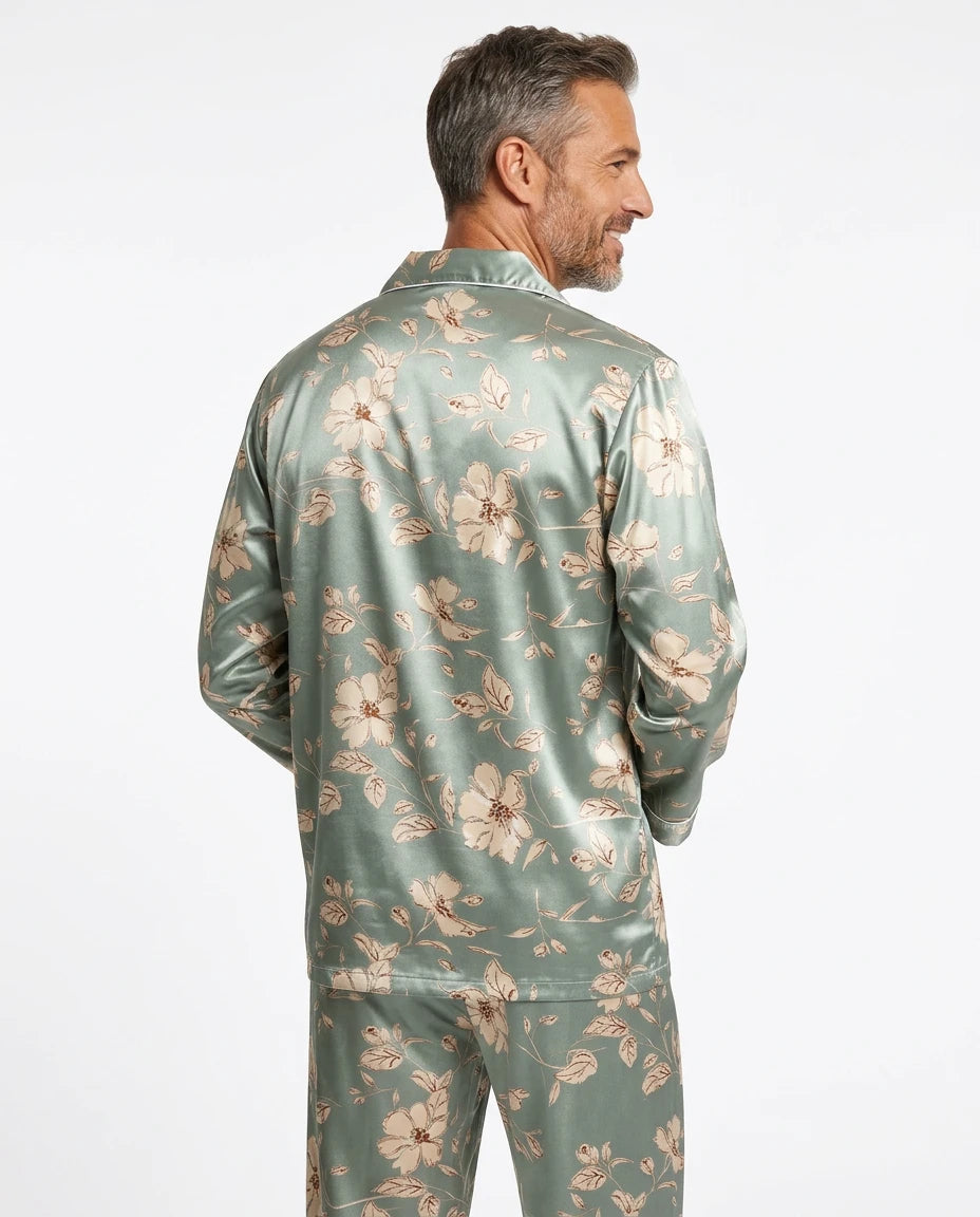 Pyjama Satin Homme Grande Taille - Variation 3