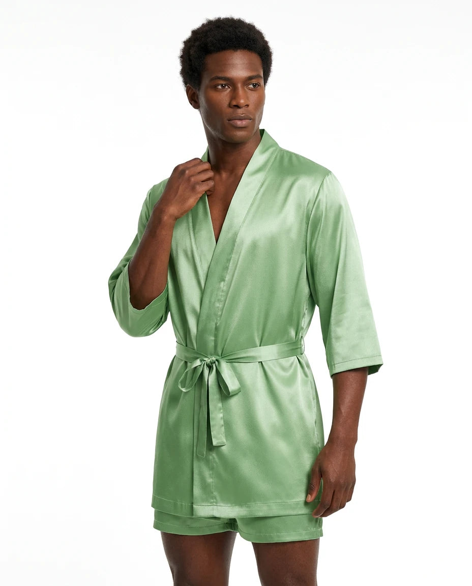 pyjama en satin homme - Variation 4